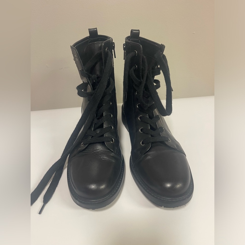 Alex Marie Black Combat Boots